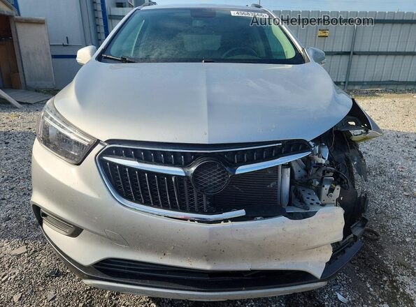 KL4CJASB6JB598691 2018 BUICK ENCORE Silver წინა ხედი