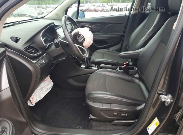KL4CJASB6JB634296 2018 BUICK ENCORE Gray Вид салону спереду