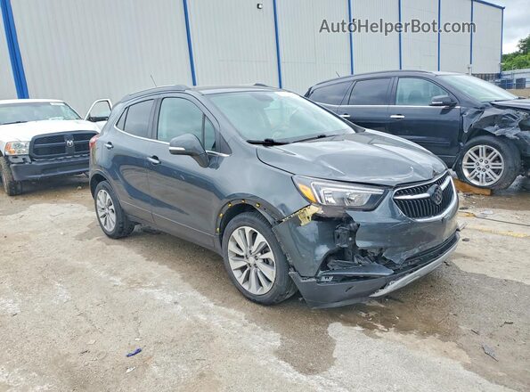 KL4CJASB6JB634296 2018 BUICK ENCORE Gray Передня права чверть