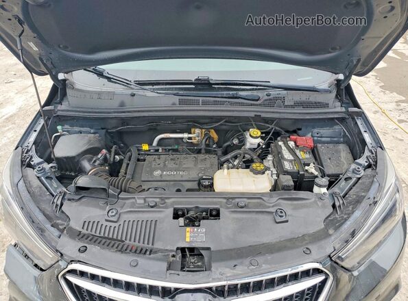 KL4CJASB6JB634296 2018 BUICK ENCORE Gray Вид підкапотного простору