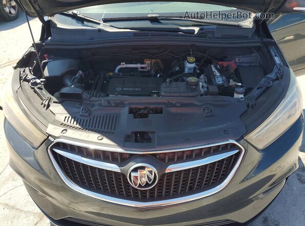 KL4CJASB6JB699150 2018 BUICK ENCORE Gray Vista del compartimento del motor