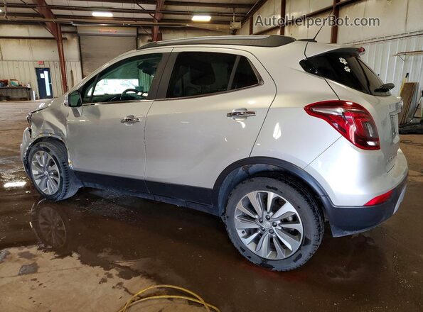 KL4CJASB6JB705884 2018 BUICK ENCORE Silver Rear left