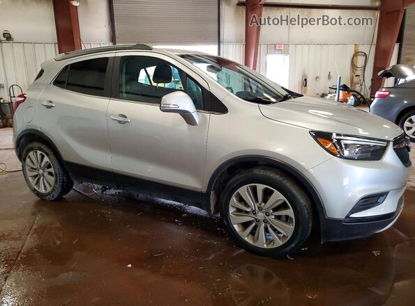 KL4CJASB6JB705884 2018 BUICK ENCORE Silver Front right