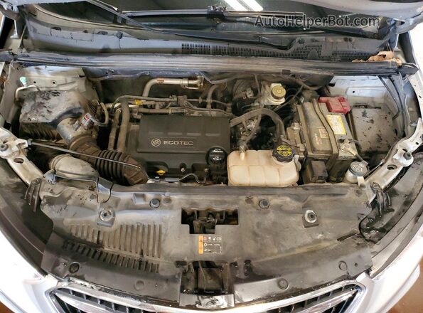 KL4CJASB6JB705884 2018 BUICK ENCORE Silver Engine compartment view