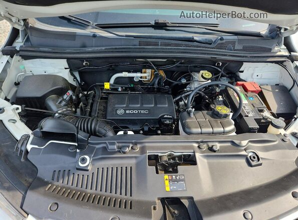 KL4CJASB6KB704820 2019 BUICK ENCORE White ძრავის განყოფილების ხედი