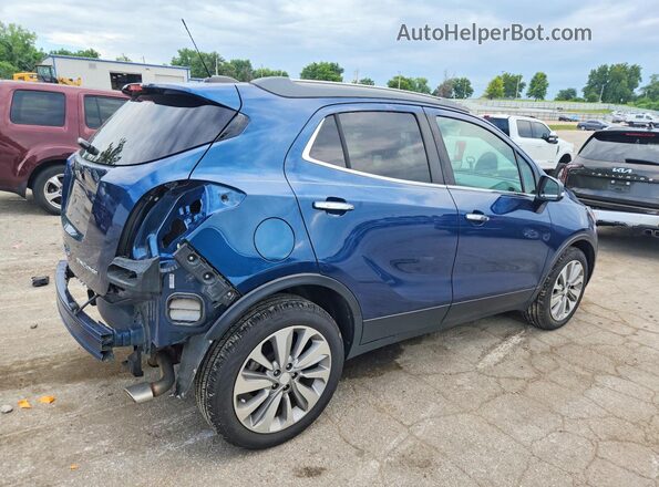 KL4CJASB6KB836220 2019 BUICK ENCORE Синий Задняя правая четверть
