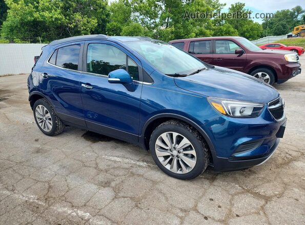 KL4CJASB6KB836220 2019 BUICK ENCORE Синий Передняя правая четверть