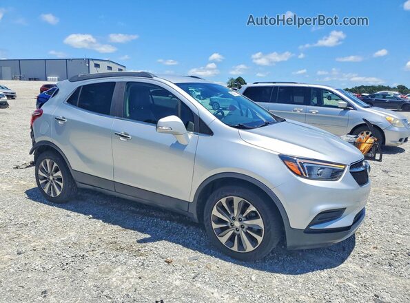 KL4CJASB6KB901079 2019 BUICK ENCORE Silver Front right