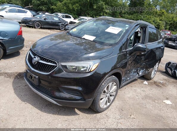 KL4CJASB6LB035434 2020 BUICK ENCORE Black წინა მარცხენა ხედი სამი მეოთხედიდან