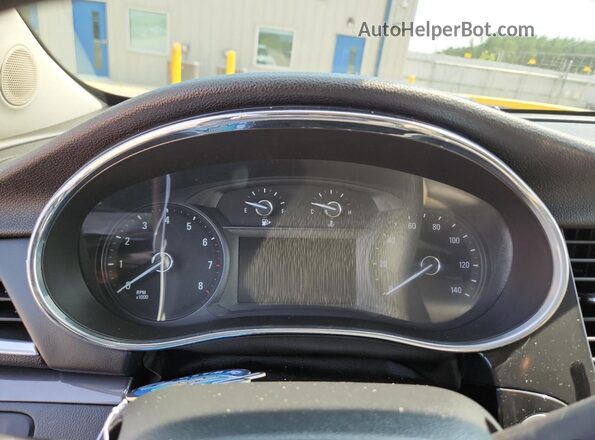 KL4CJASB7HB022988 2017 BUICK ENCORE Белый Вид щитка приборов