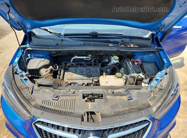 KL4CJASB7JB699478 2018 BUICK ENCORE Blue Սալոնի հետևի տեսք