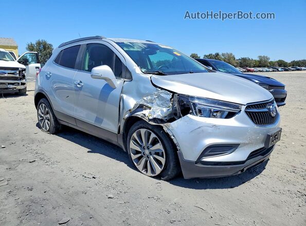 KL4CJASB7KB732366 2019 BUICK ENCORE Серебряный Передняя правая четверть