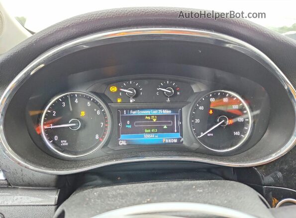 KL4CJASB7KB879755 2019 BUICK ENCORE Brown Instrument cluster view