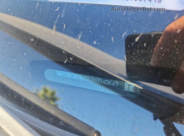 KL4CJASB7KB940649 2019 BUICK ENCORE Серебряный Вид подкапотного пространства