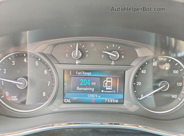 KL4CJASB7LB050296 2020 BUICK ENCORE White Instrument cluster view