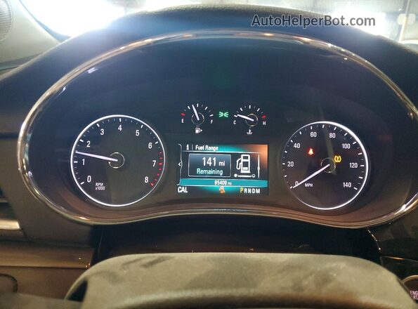 KL4CJASB8HB004998 2017 BUICK ENCORE Red Vista del cuadro de instrumentos