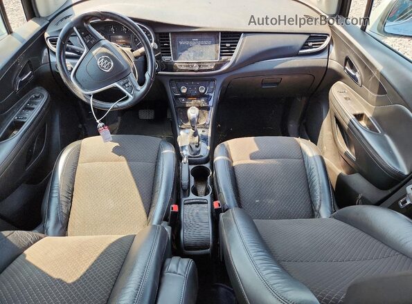 KL4CJASB8HB174116 2017 BUICK ENCORE Silver წინა პანელის ხედი
