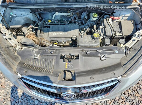 KL4CJASB8HB174116 2017 BUICK ENCORE Silver უკანა სალონის ხედი