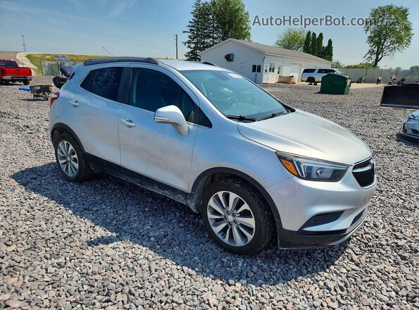 KL4CJASB8HB174116 2017 BUICK ENCORE Silver წინა მარჯვენა