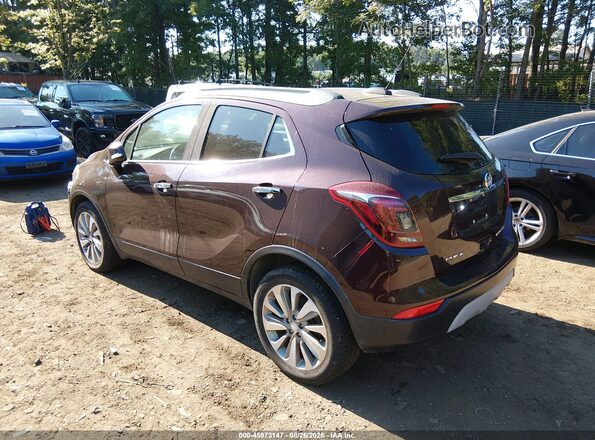 KL4CJASB8HB248036 2017 BUICK ENCORE Burgundy Rear left