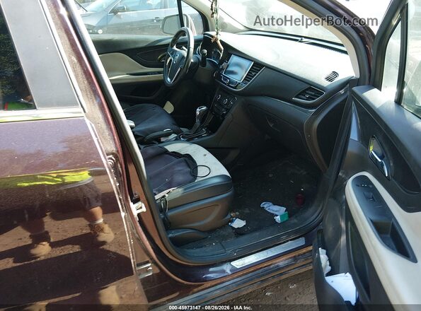KL4CJASB8HB248036 2017 BUICK ENCORE Burgundy Front interior view