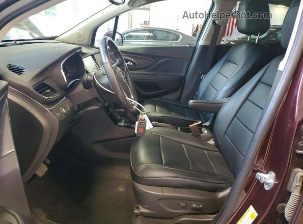 KL4CJASB8JB511003 2018 BUICK ENCORE Purple Widok wnętrza z przodu