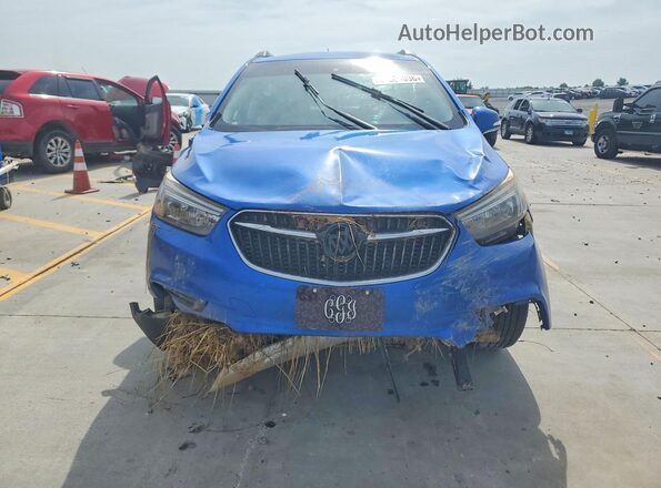 KL4CJASB8JB558774 2018 BUICK ENCORE Blue Front view