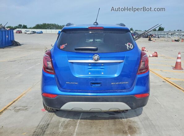 KL4CJASB8JB558774 2018 BUICK ENCORE Blue Rear view