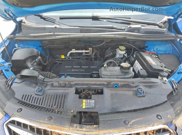 KL4CJASB8JB558774 2018 BUICK ENCORE Blue Engine compartment view