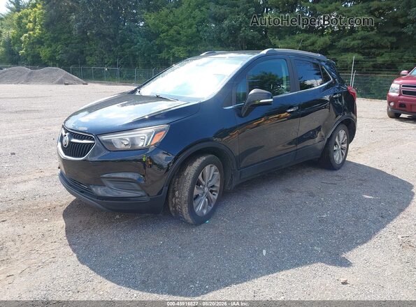 KL4CJASB8JB564106 2018 BUICK ENCORE Черный Передняя левая четверть