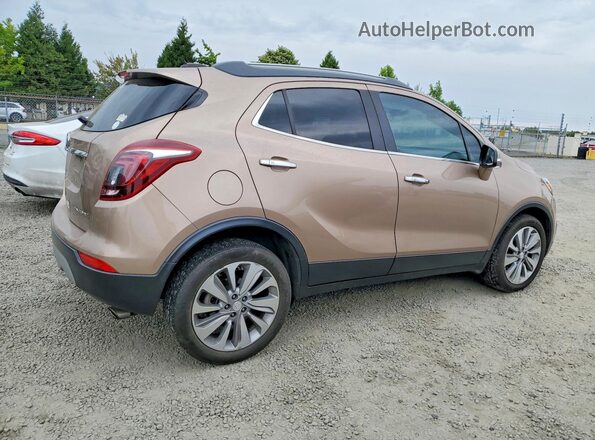 KL4CJASB8KB716449 2019 BUICK ENCORE Желто-коричневый Задняя правая четверть
