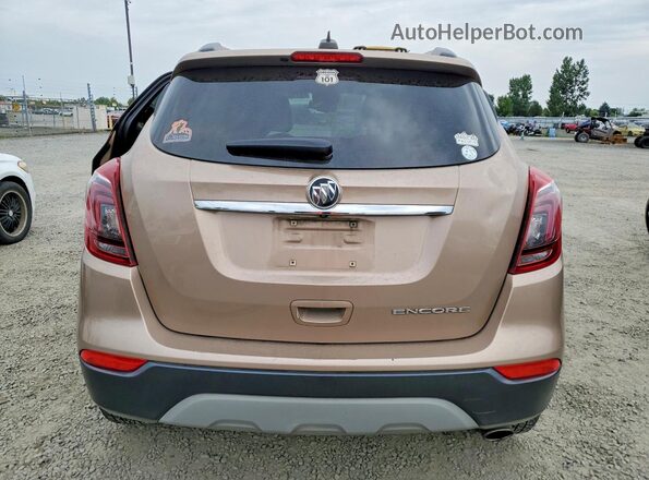 KL4CJASB8KB716449 2019 BUICK ENCORE Желто-коричневый Вид сзади