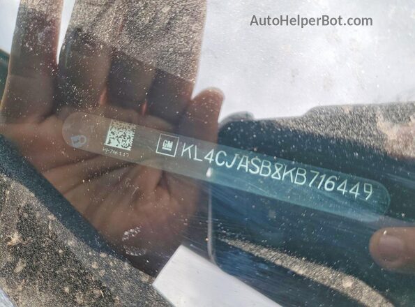 KL4CJASB8KB716449 2019 BUICK ENCORE Желто-коричневый Панорамный вид салона 360°