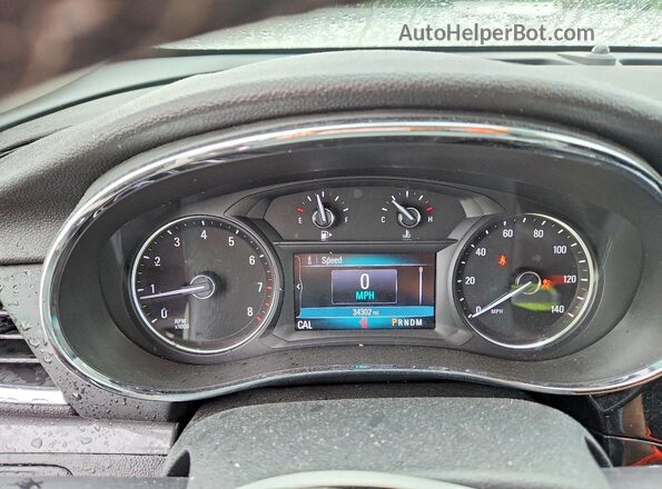 KL4CJASB8KB779728 2019 BUICK ENCORE White Instrument cluster view