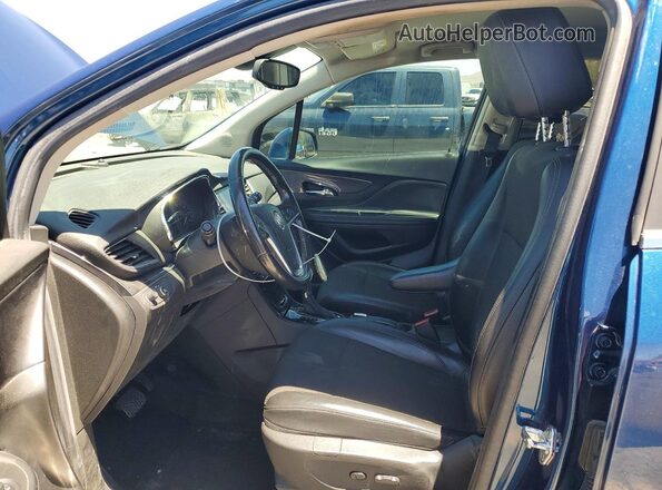 KL4CJASB8KB863502 2019 BUICK ENCORE Blue Вид салону спереду