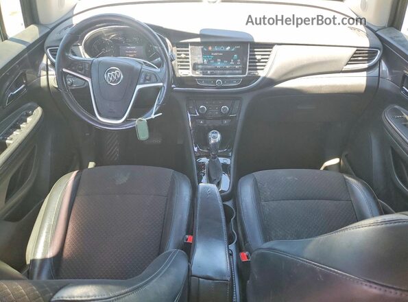 KL4CJASB8KB863502 2019 BUICK ENCORE Blue Вид панелі приладів