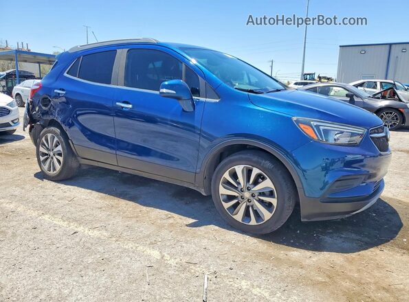 KL4CJASB8KB863502 2019 BUICK ENCORE Blue Передня права чверть
