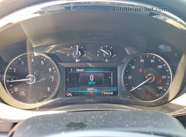 KL4CJASB8KB863502 2019 BUICK ENCORE Blue Вид щитка приладів