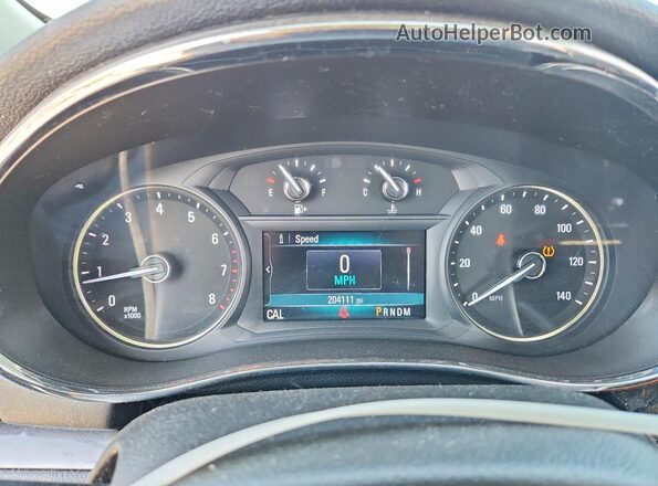 KL4CJASB8LB051991 2020 BUICK ENCORE White Вид щитка приладів