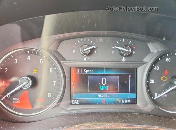 KL4CJASB8LB061128 2020 BUICK ENCORE Black ხელსაწყოთა პანელის ხედი