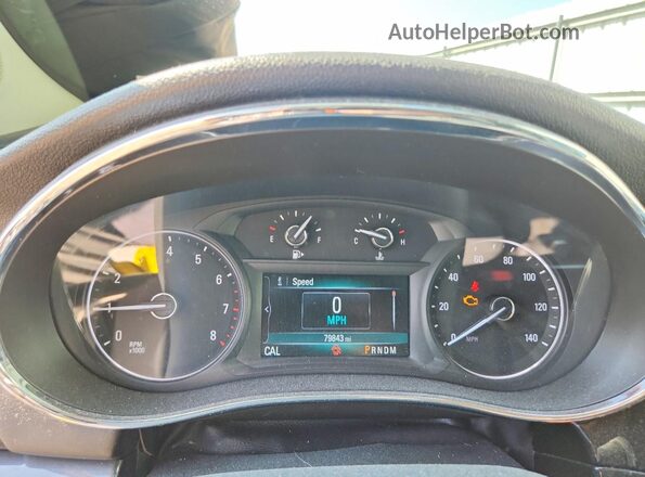 KL4CJASB9HB070962 2017 BUICK ENCORE Белый Вид щитка приборов