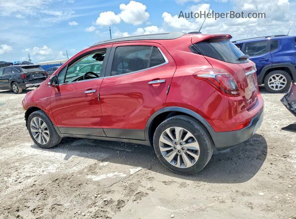 KL4CJASB9JB522933 2018 BUICK ENCORE Red Rear left