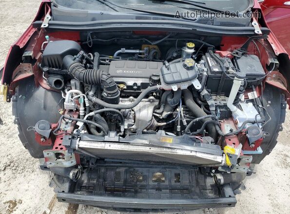KL4CJASB9JB522933 2018 BUICK ENCORE Red Engine compartment view