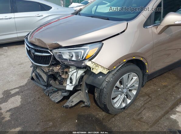KL4CJASB9JB574854 2018 BUICK ENCORE Gold Front view