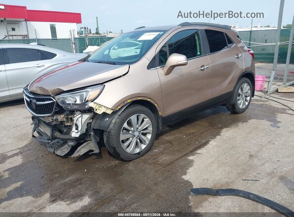 KL4CJASB9JB574854 2018 BUICK ENCORE Gold Front left