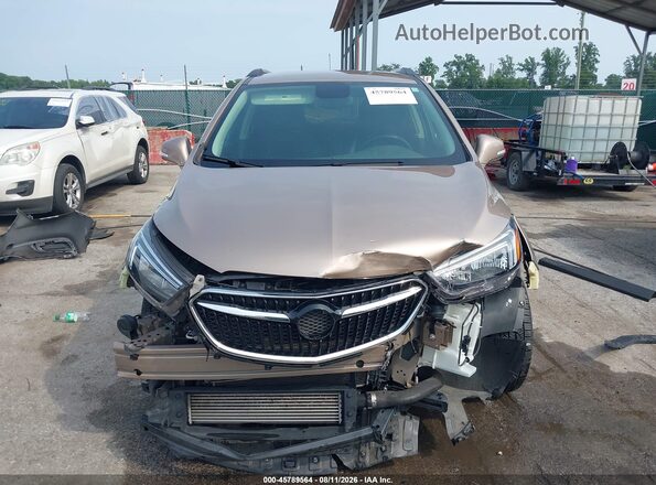 KL4CJASB9JB574854 2018 BUICK ENCORE Gold Rear interior view
