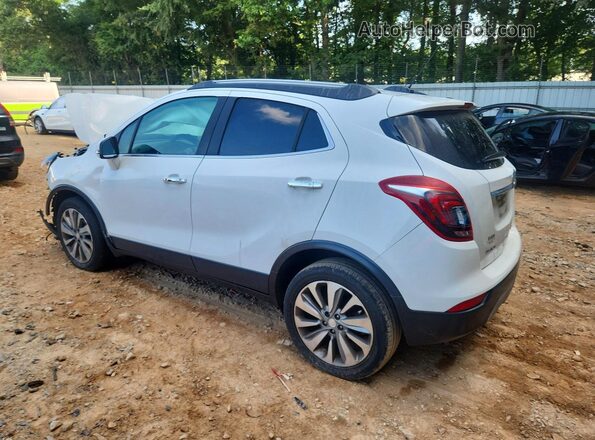 KL4CJASB9JB602586 2018 BUICK ENCORE White Trasero izquierdo