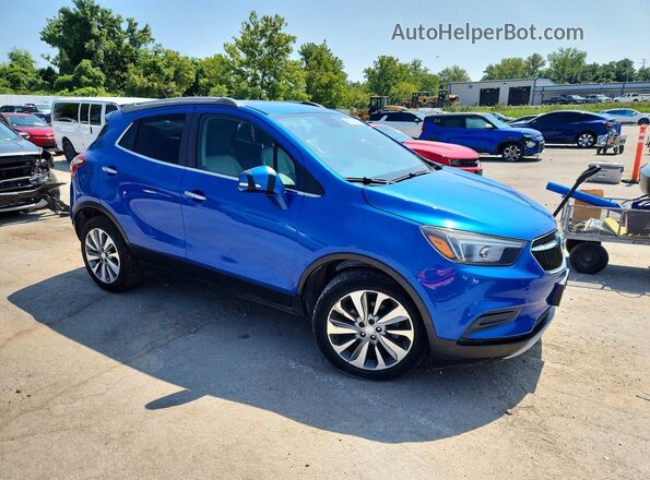 KL4CJASB9JB615032 2018 BUICK ENCORE Blue Vista del cuadro de instrumentos