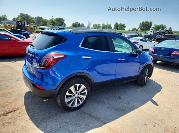 KL4CJASB9JB615032 2018 BUICK ENCORE Blue Vista trasera