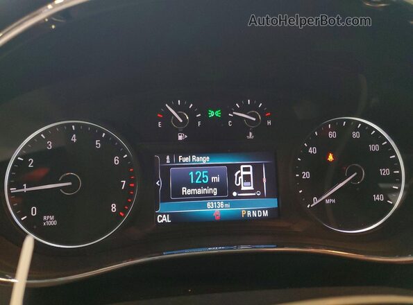 KL4CJASB9LB005263 2020 BUICK ENCORE Белый Вид щитка приборов